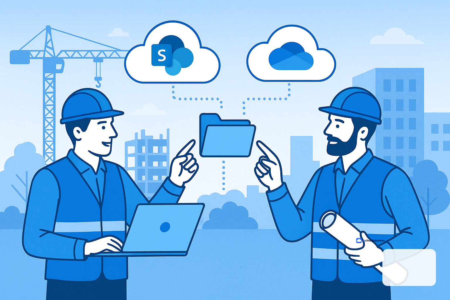 sharepoint and onedrive setup for construction companies australia